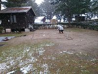今年３回目のキャンプも　まさかの雪スタート（涙） 2015/02/26 10:34:00