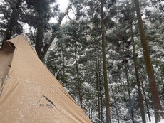 今季最強寒波！大阪南部で雪中キャンプ☃️