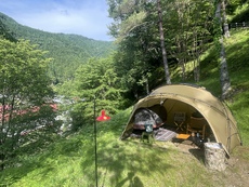 日本一人口の少ない村（離島を除く）でSolo Camp