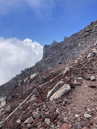 富士登山　人生初