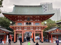 生田神社と万博記念公園