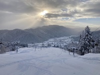 新雪とジンギスカンと温泉と！