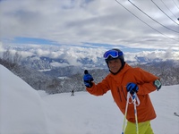 新雪とジンギスカンと温泉と！