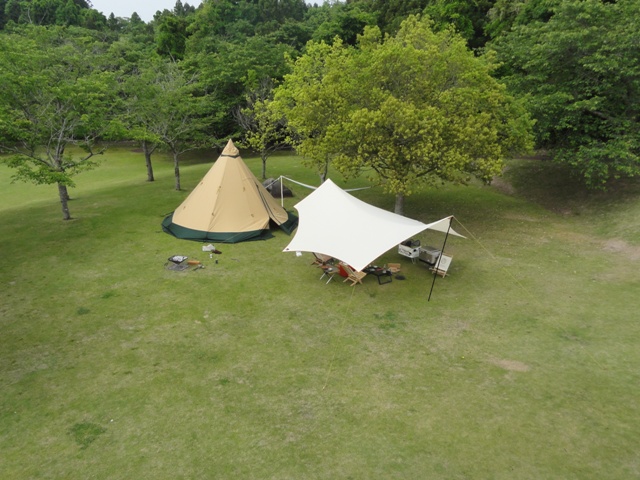 男３人テキトー野営