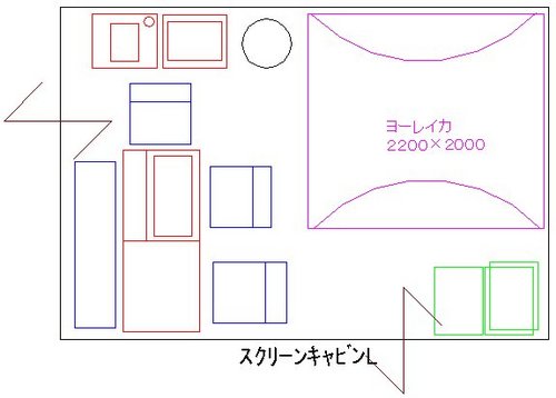 今持ってるのを・・・＃カンガルーテント（妄想中）