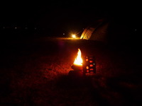 ブルーでレッドな初ＣＡＭＰ