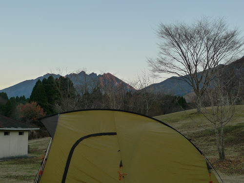 サイト選びは・・・＃阿蘇で寒中ＣＡＭＰ～！！！