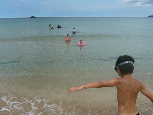 無料の舞鶴道で・・・海水浴～！！！