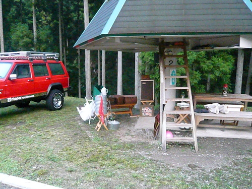 ＣＡＭＰの朝は・・・＃ファミキャンｉｎ新田ふるさと村