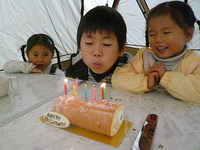 ケーキ♪♪♪＃バースデーＣＡＭＰｉｎ日時計