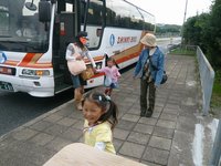 では、お迎えに。。。＃バタキャンｉｎモビレージ東条湖