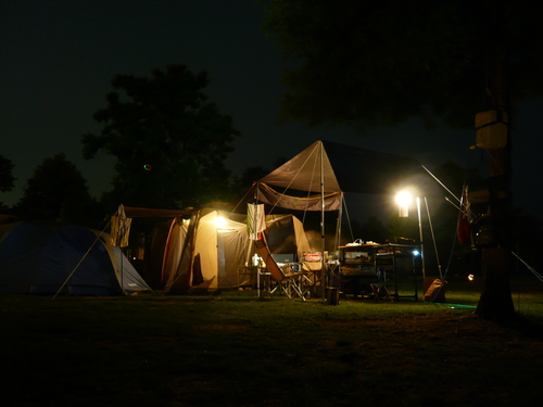 08.06.14赤穂海浜公園～夜とサイトレイアウト？～