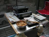 久々にベランダ晩餐会敢行！ 2010/08/01 08:33:12