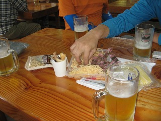 白馬岳　その３　～雲上の居酒屋～