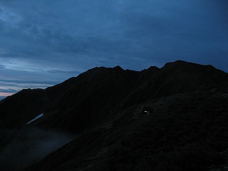 北岳　その５　夜明けのピーク…