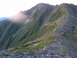 北岳　その５　夜明けのピーク…