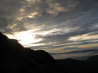 北岳　その５　夜明けのピーク…