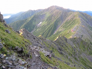 北岳　その５　夜明けのピーク…