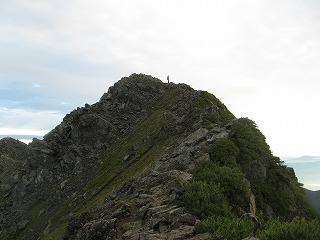 北岳　その５　夜明けのピーク…