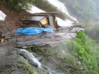 白馬鑓温泉　その３