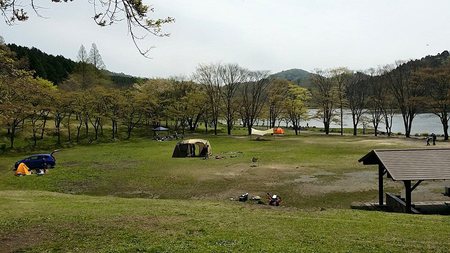 志高湖でソロソロキャンプ～♪