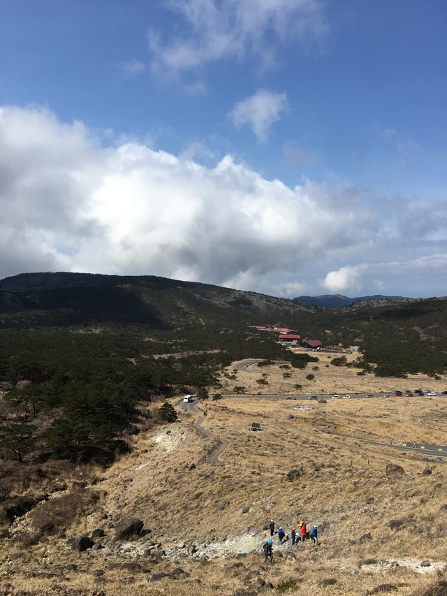 韓国岳登山