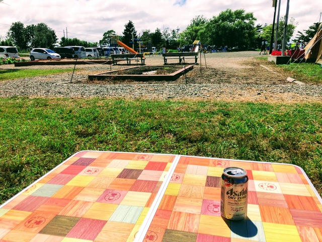 ［南幌町三重湖公園キャンプ場］テント乾燥デイキャン？