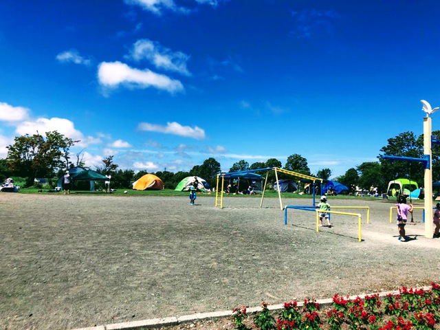 ［南幌町三重湖公園キャンプ場］テント乾燥デイキャン？