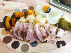 バラ肉でローストポーク