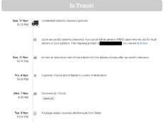 i-parcel がずいぶんと便利になっていた