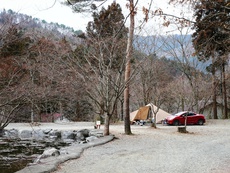 道志村・道志の森キャンプ場～春待ちキャンプ