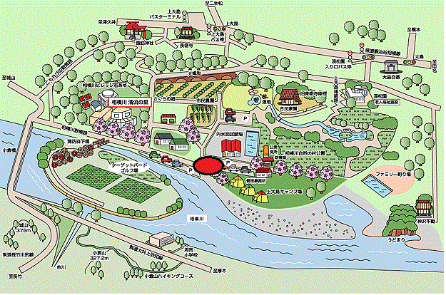 相模川自然の村公園マップ