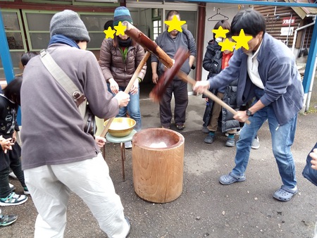 餅つき