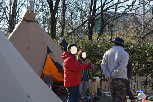 2015年越しキャンプ　IN キャンプアンドキャビンズ