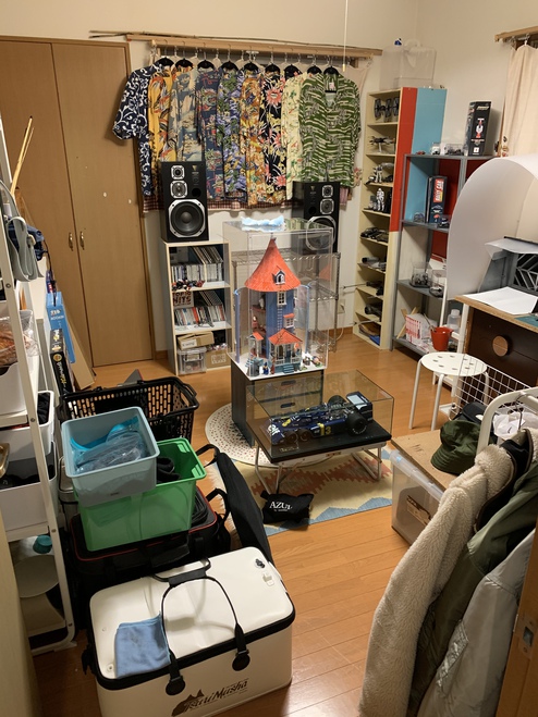 新しい仲間を迎える為に　部屋の模様替え中⤵︎