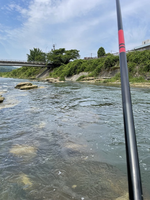 シーズン1発目の鮎釣りは毎年恒例です⤵︎(о´∀`о)