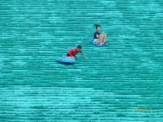 生憎の天気でも