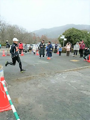 雪の中
