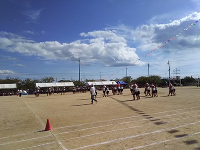 小学校最後の運動会