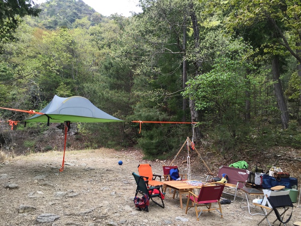 今年２回目のキャンプはいつもの森で、の巻。