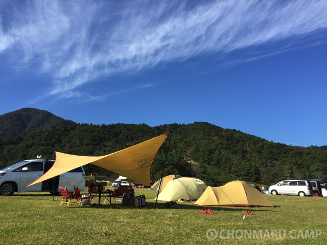 やっと張れたde晴れキャンプ@マキノ、の巻。