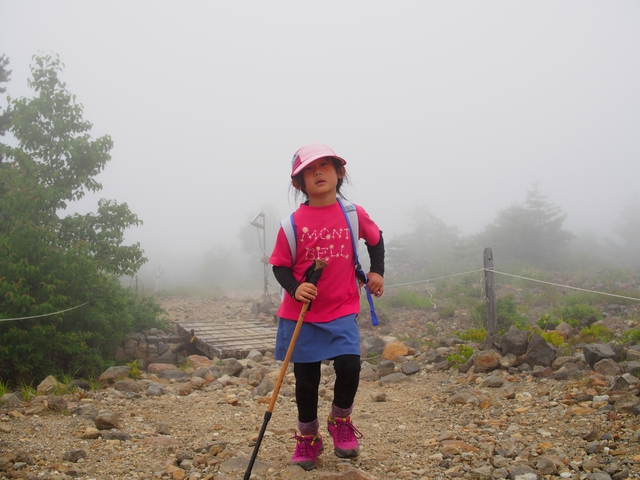 念願の娘との登山♪