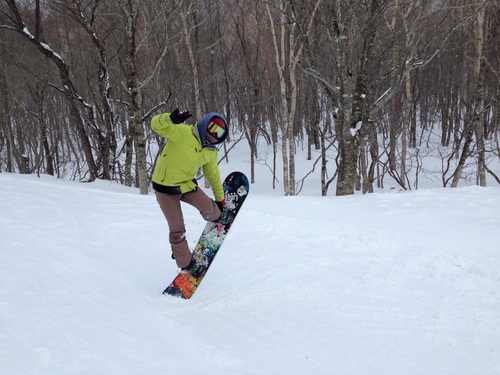 Snowboard session with Mr.NAOMARU