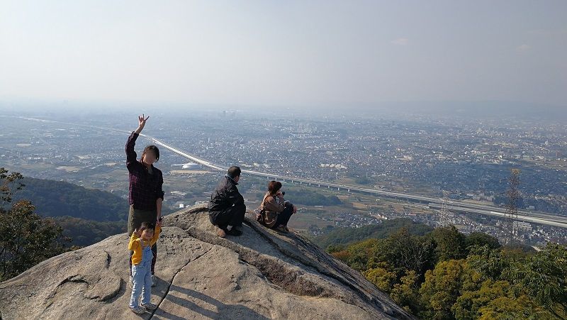 倉治公園から交野山へ