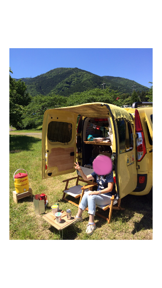 奥琵琶湖キャンプ場からの粕川オートキャンプ場