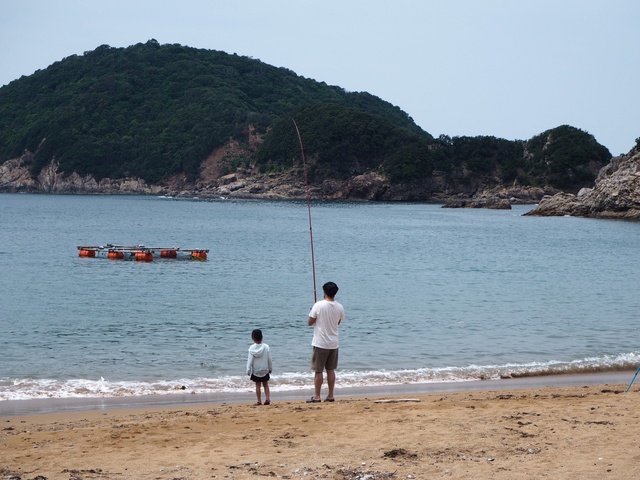 白崎海洋公園でキャンプ　2日目