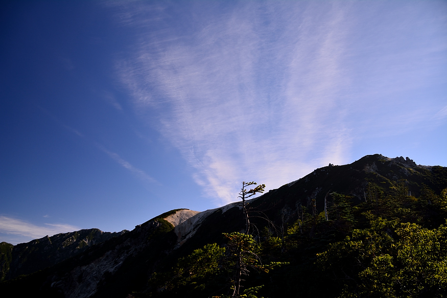 やっと晴れた週末に・・越百山