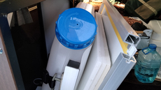 FFヒーター設置(HIACE) 専用ラック改良