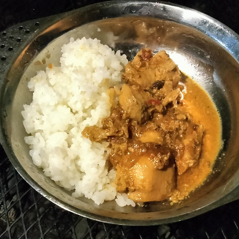 「バカまぶし」を使ったスパイスカレー