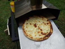 ペレットオーブン(Uuni3)でデザートピザ